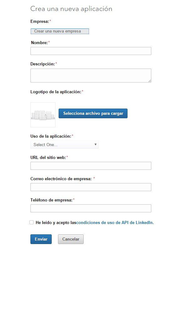 crear aplicacion linkedin 2