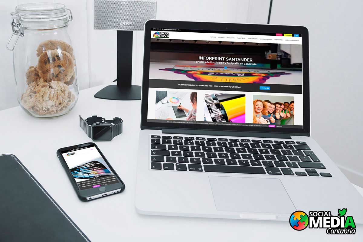 Lee más sobre el artículo Diseño Web Inforprint Santander