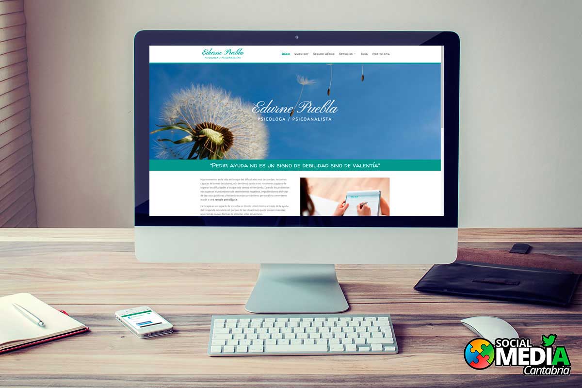 Lee más sobre el artículo Diseño Web Edurne Puebla