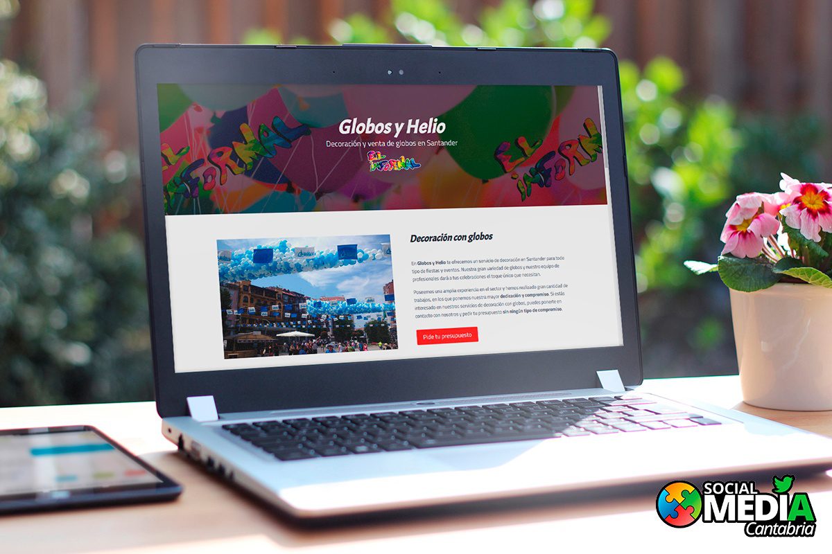 En este momento estás viendo Diseño Web Globos y Helio