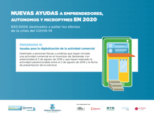 Lee más sobre el artículo Ayudas a Pymes y autónomos del Ayuntamiento de Santander