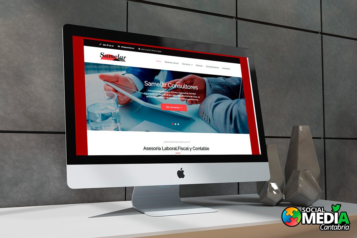 Lee más sobre el artículo Diseño Web Samelar Consultores