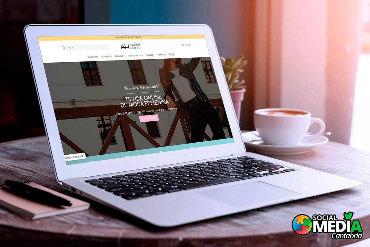 diseño de tienda online en Santander AH Colores