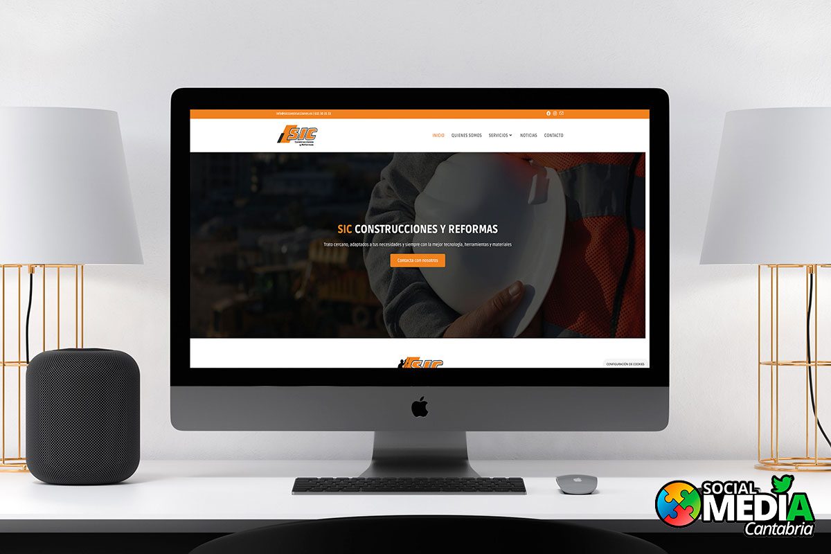 Lee más sobre el artículo Rediseño Web SIC Construcciones y Reformas