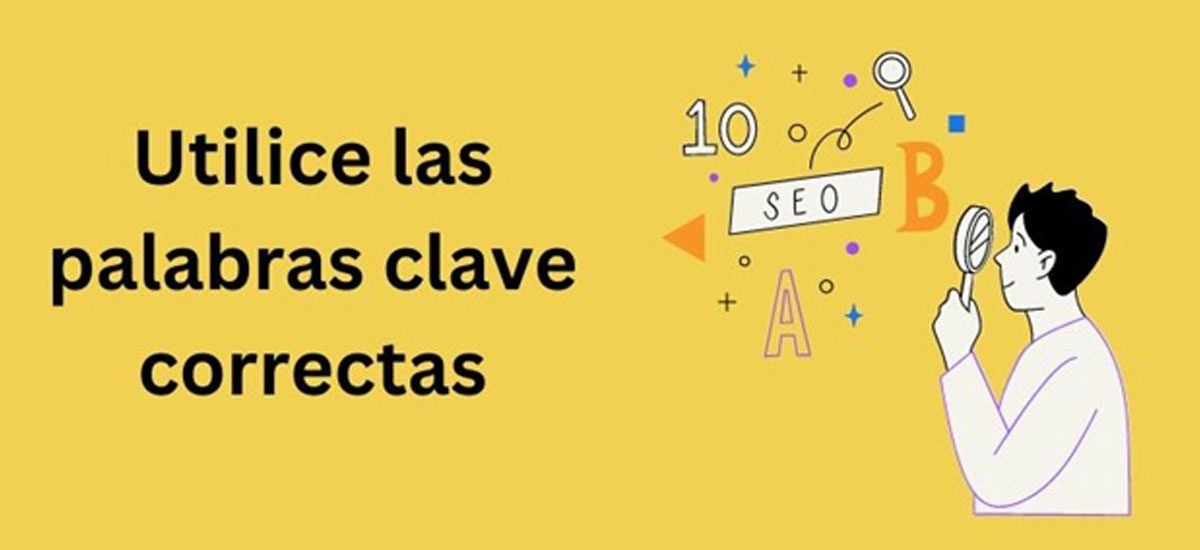 Crear contenido compatible con SEO - Palabras clave correctas