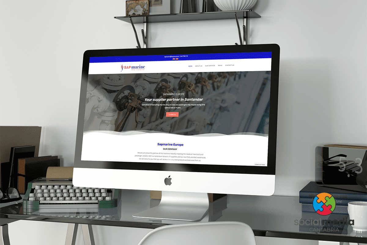diseño web - sapmarine