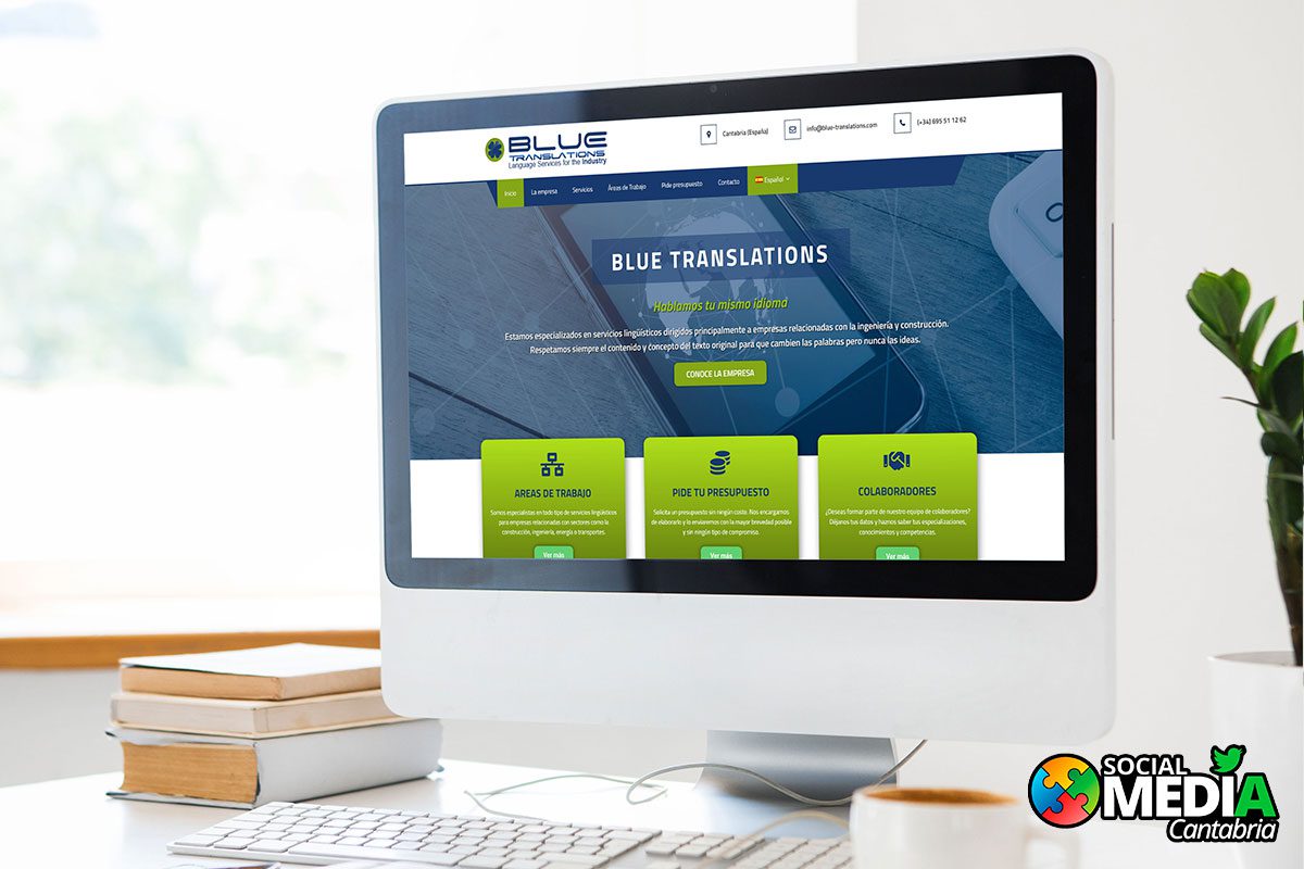 Lee más sobre el artículo Posicionamiento SEO Blue Translations