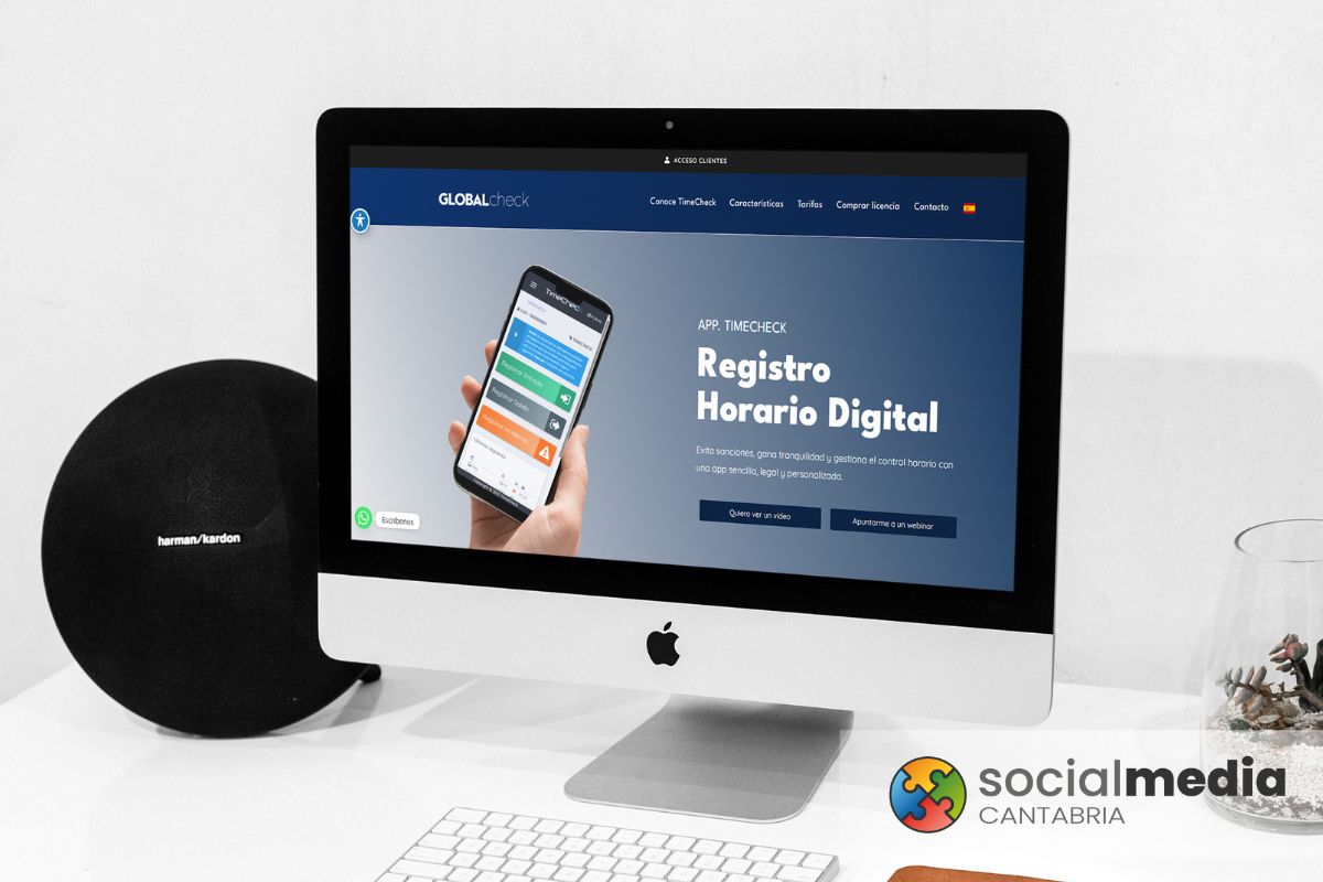 Lee más sobre el artículo Diseño Web Aplicación Registro Horario