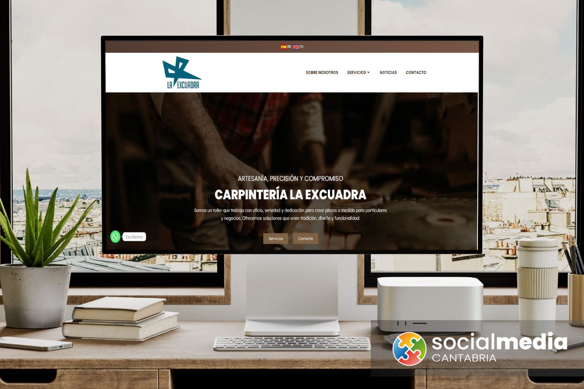 Lee más sobre el artículo Diseño Web Carpintería La Excuadra