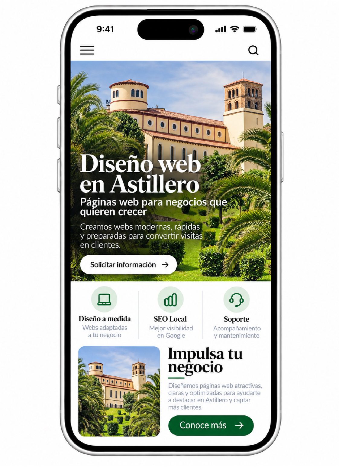 diseño de paginas web en astillero