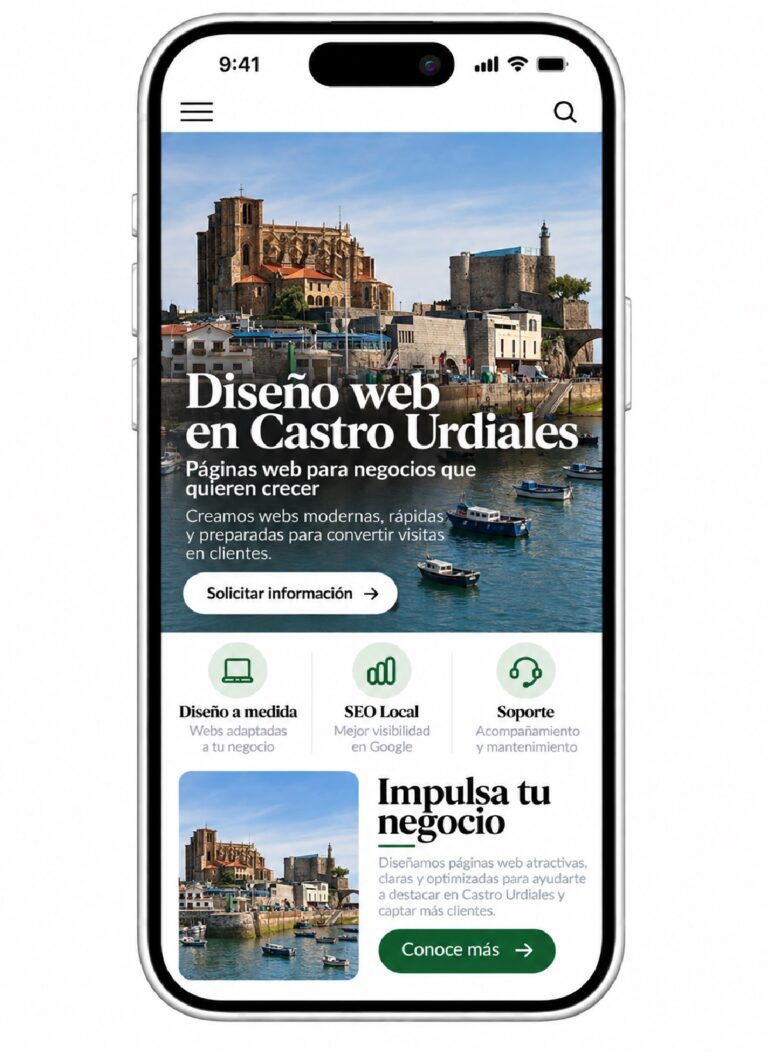 diseño de paginas web en castro urdiales