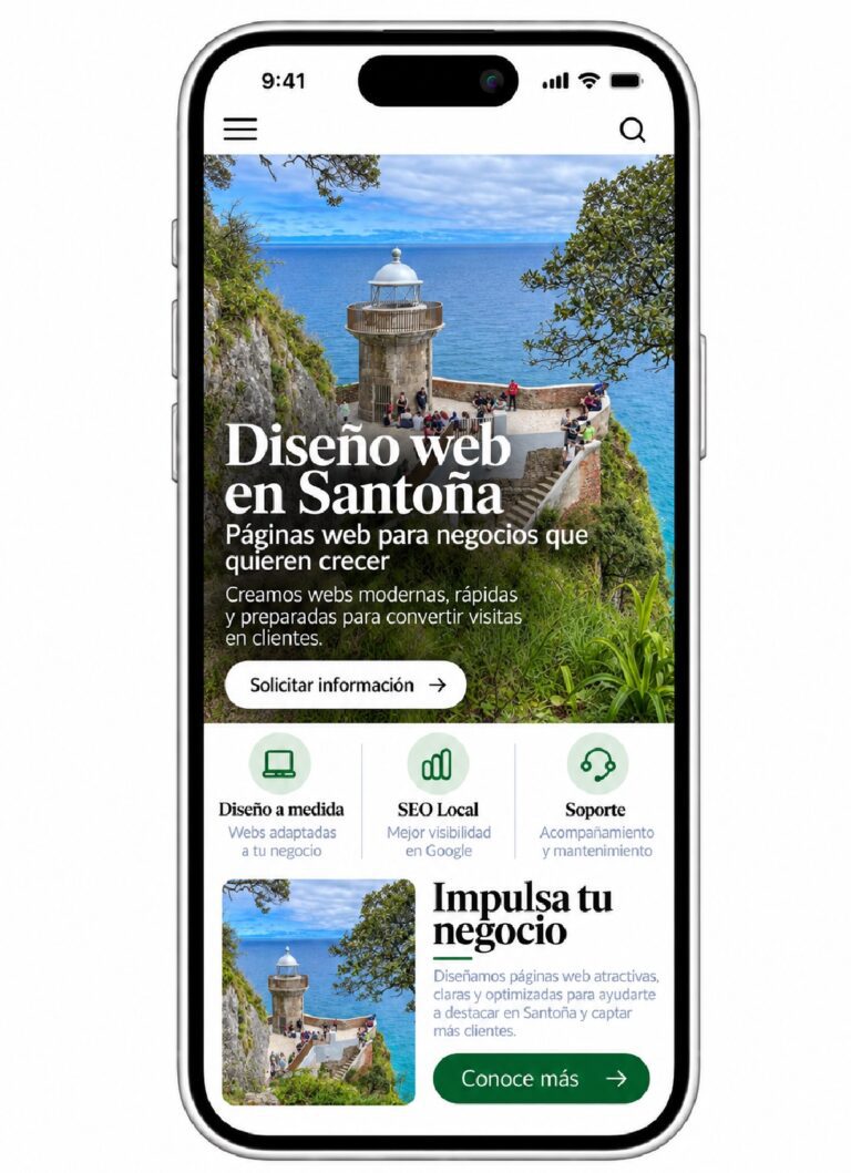 diseño de paginas web en santoña