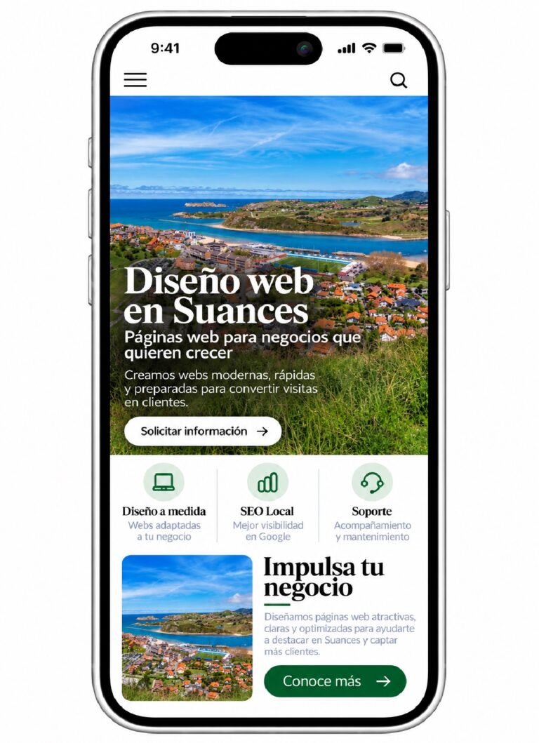 diseño de paginas web en suances