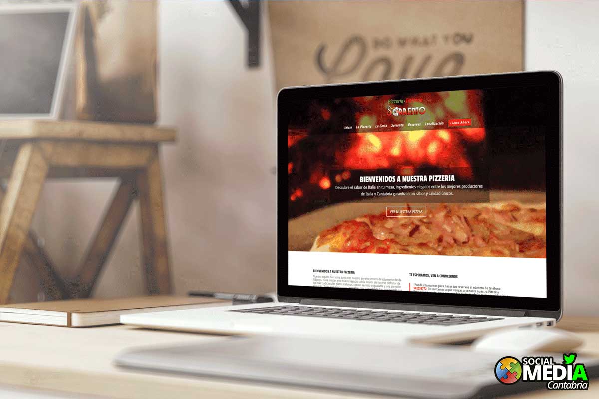 En este momento estás viendo Diseño Web Pizzería Sorrento