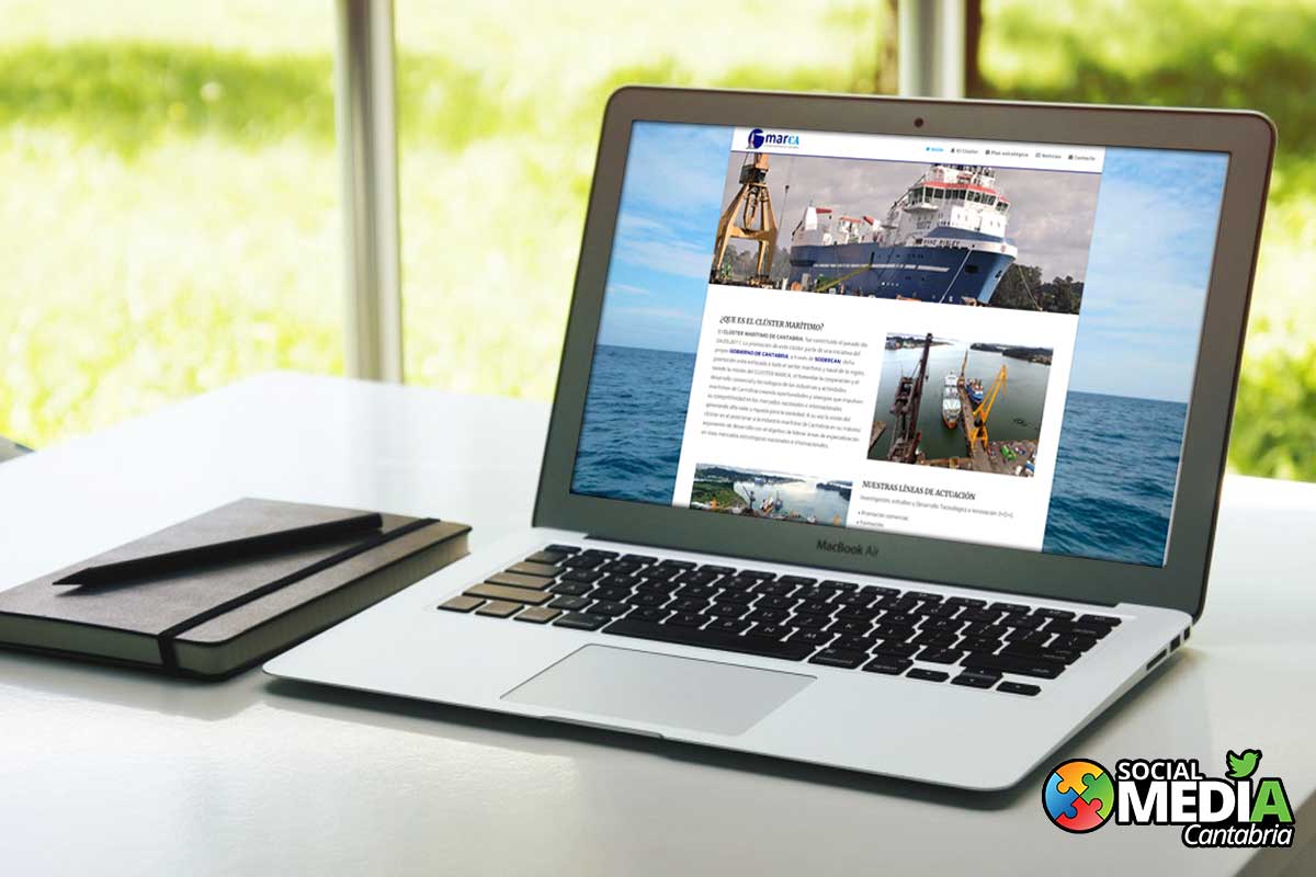Lee más sobre el artículo Diseño Web Clúster Marítimo de Cantabria