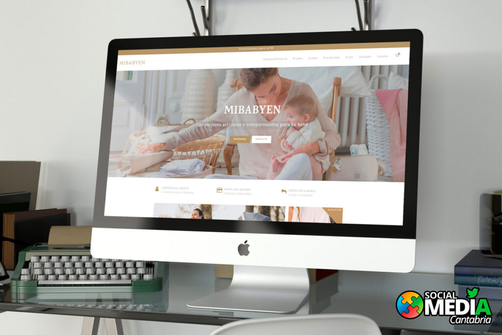 diseño de tienda online en Santander Mibabyen