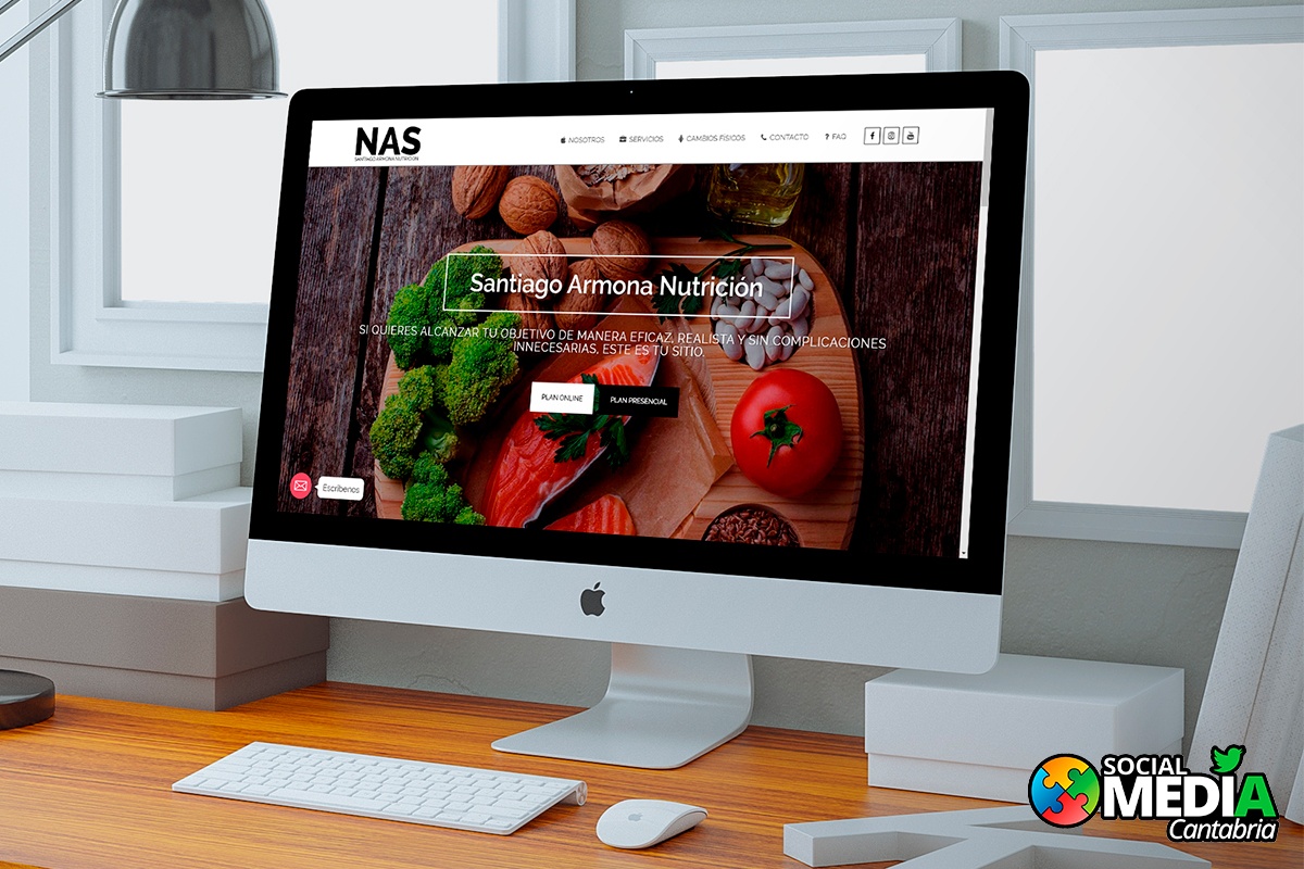 En este momento estás viendo Diseño Web Santiago Armona Nutrición