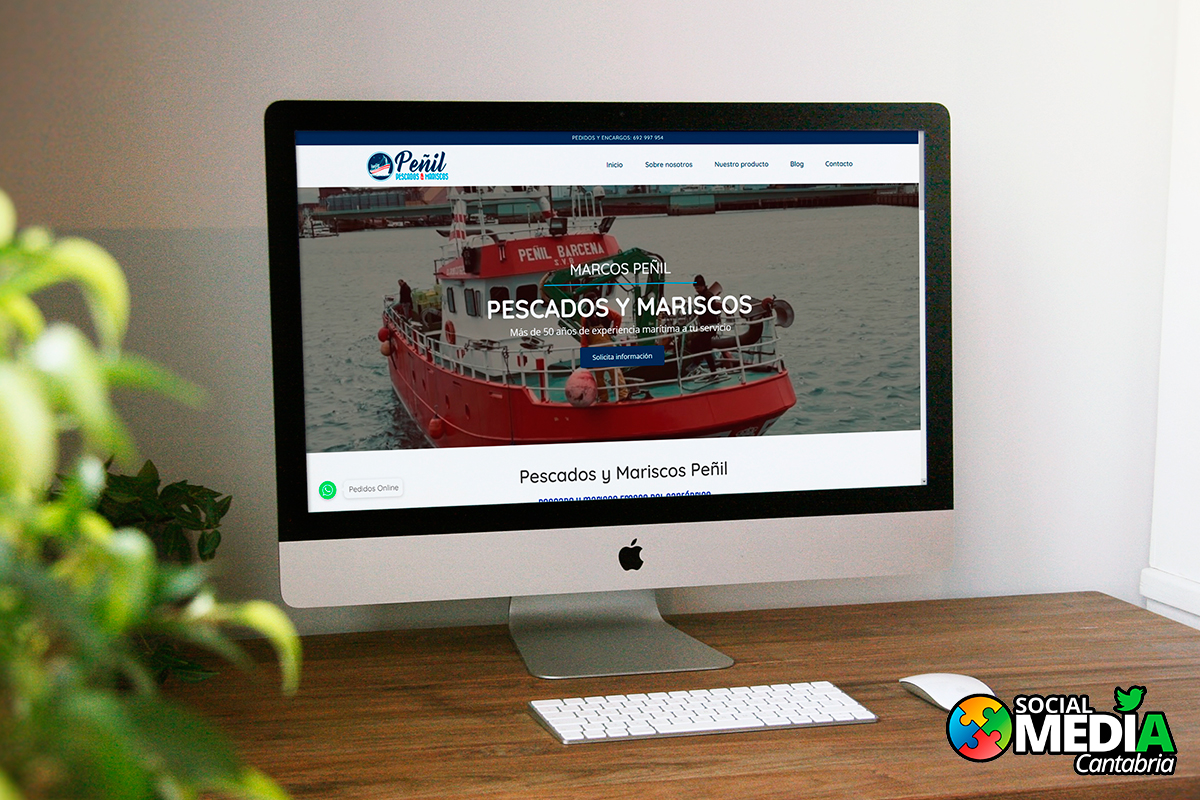 Lee más sobre el artículo Diseño Web Pescados y Mariscos Peñil