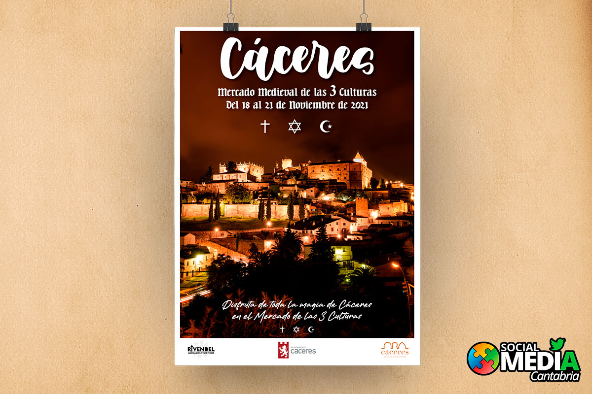 Lee más sobre el artículo Diseño Cartel Mercado Medieval Cáceres
