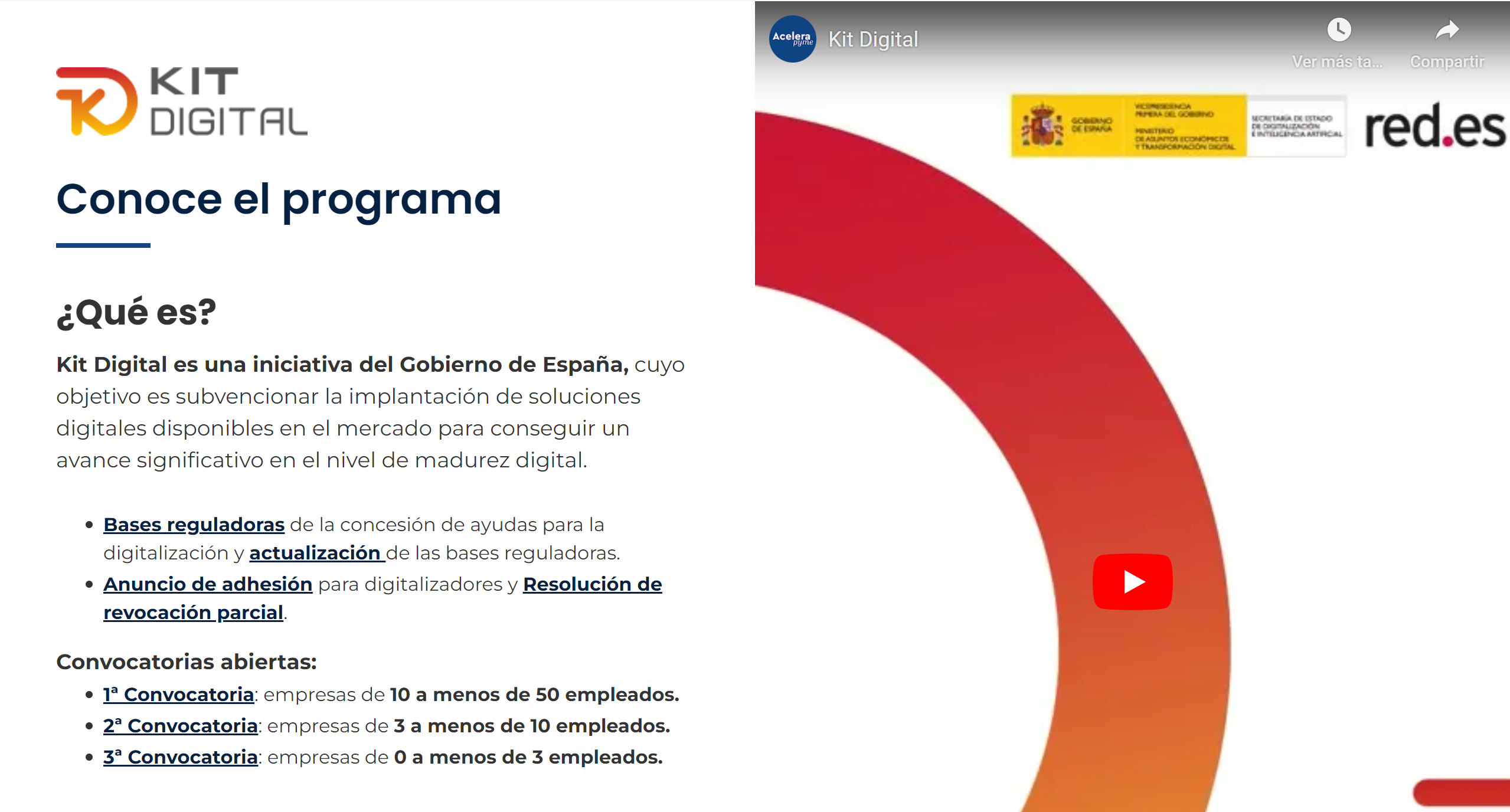 Convocatoria Kit Digital - Cómo solicitar el Kit Digital en Cantabria