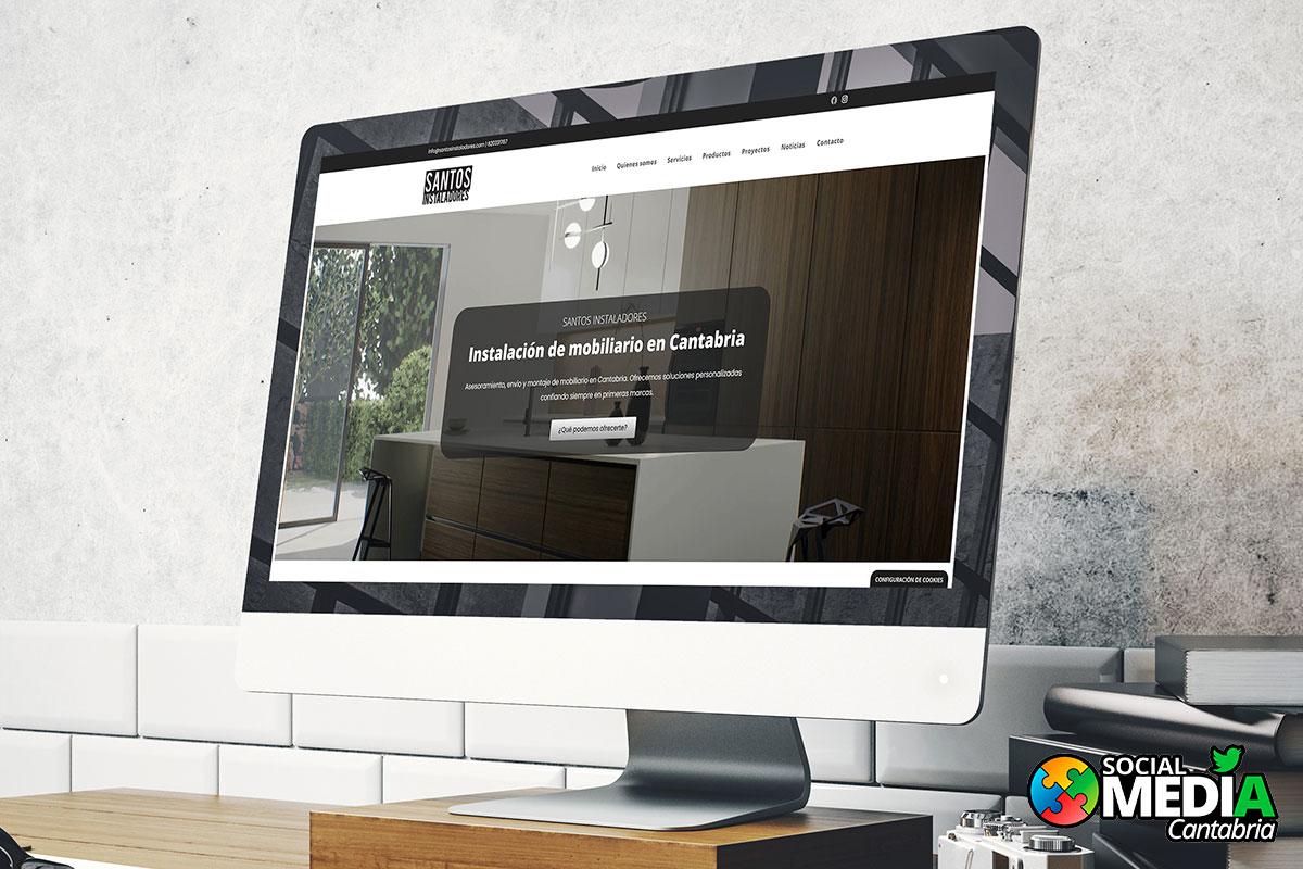 Lee más sobre el artículo Rediseño Web Santos Instaladores