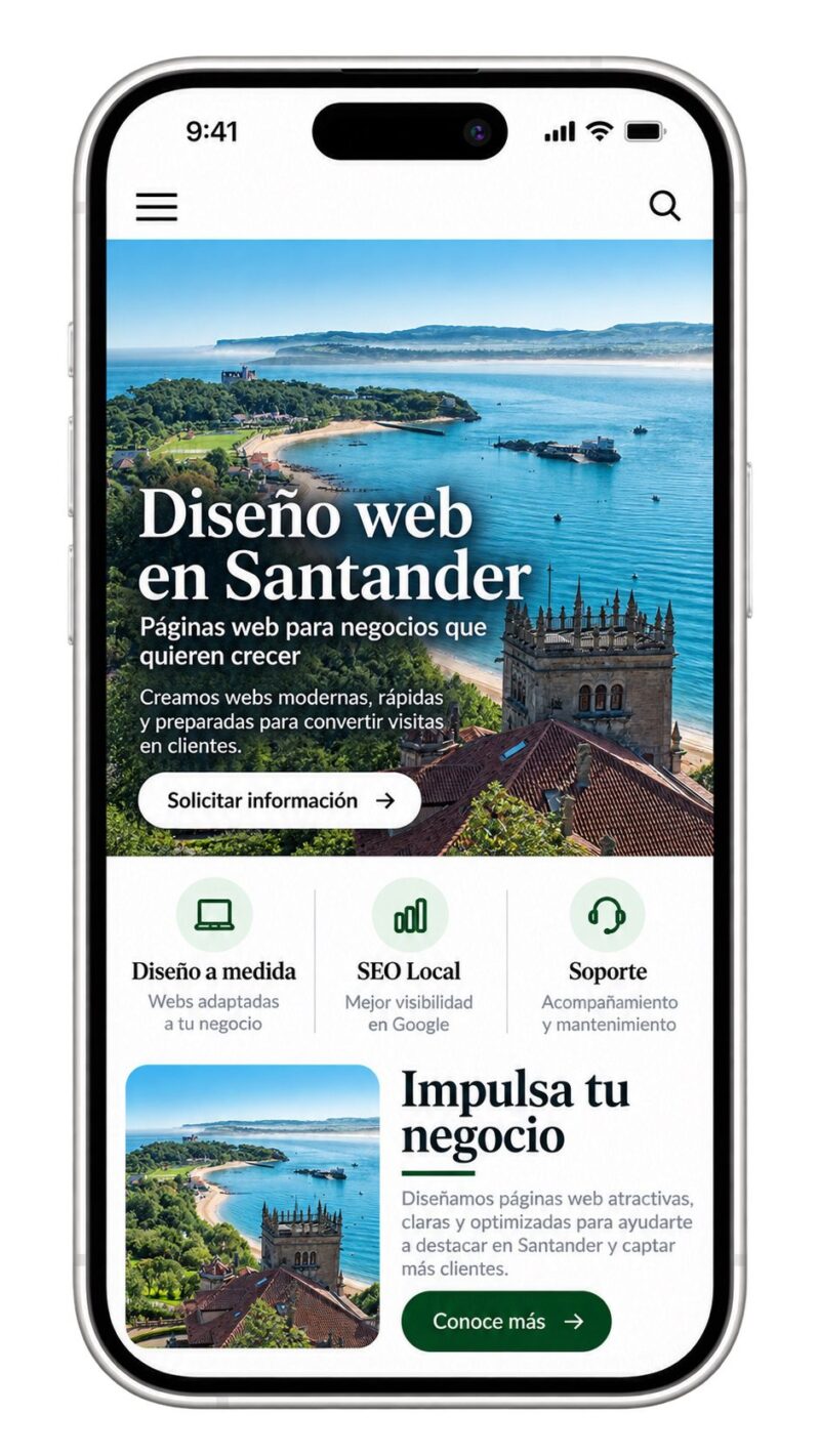 diseño de paginas web en santander